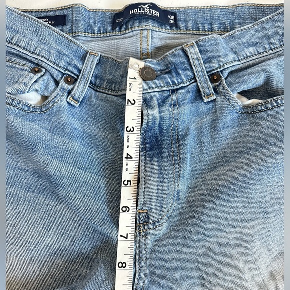 Hollister Men's Epic Flex Skinny Jeans in Blue Size W30XL36 - Picture 6 of 12